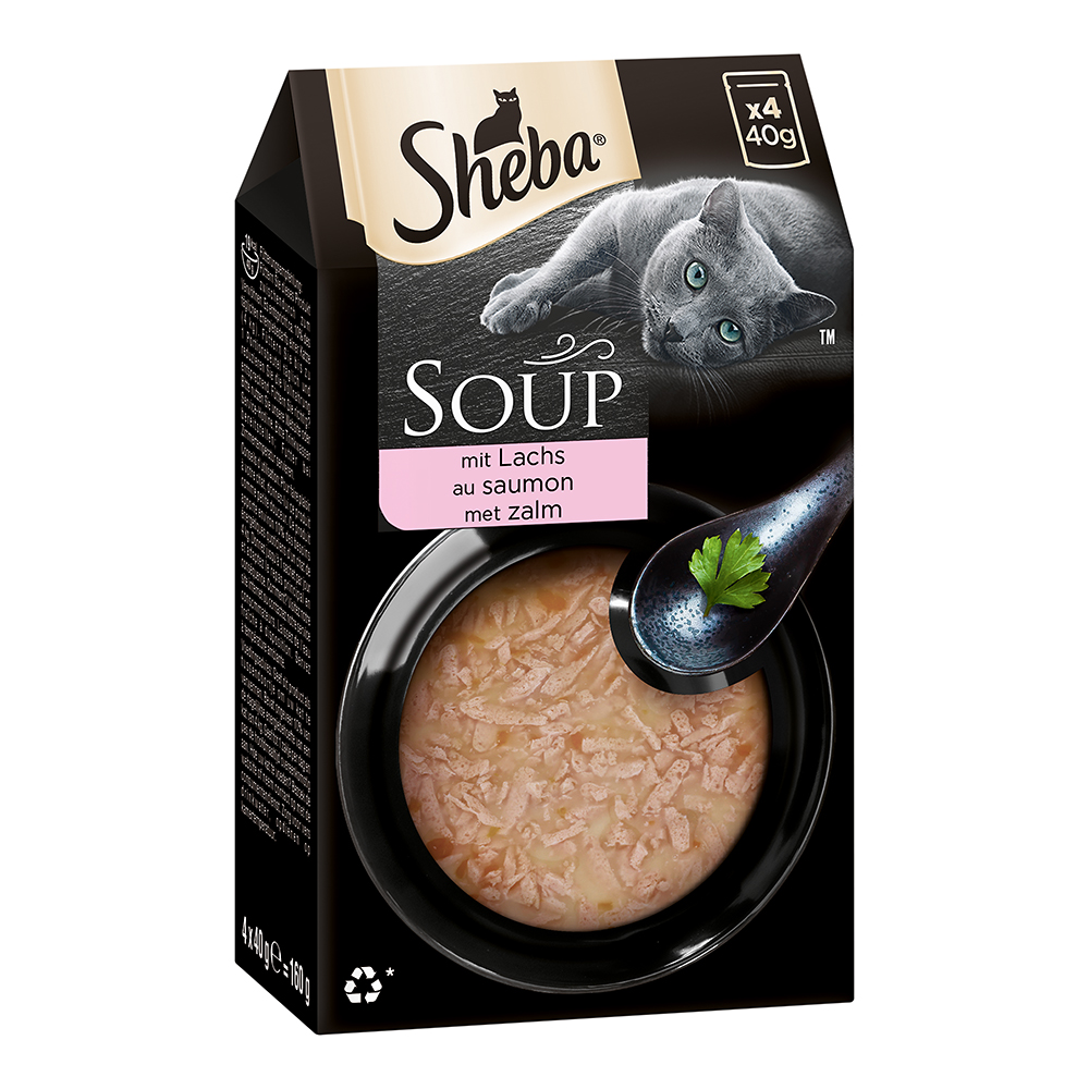 Sheba Multipack Soup Mit Lachs Nassfutter Katzenfutter Katze