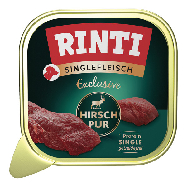 Rinti Singlefleisch Exclusive Hirsch pur