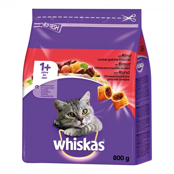 Whiskas 1+ mit Rind
