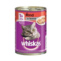 Whiskas 1+ mit Rind in Terrine 4g Whiskas 1+ mit Rind in Terrine 4g