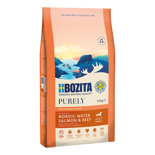 Bozita Purley Adult klein Lachs & Rind