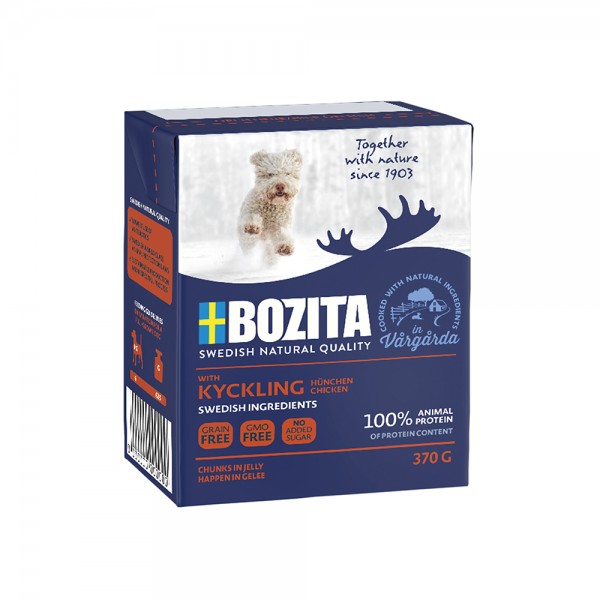 Bozita Happen in Gelee Hühnchen