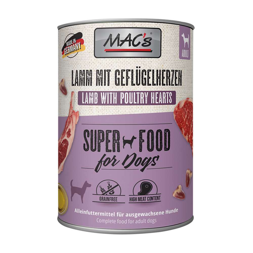MACs DOG Lamm & Geflgel | Nassfutter | Hundefutter | Hund | Sortiment |  Stroetmann Tiernahrung