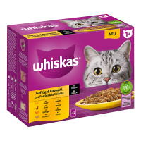 Whiskas Whiskas Multipack 1+ Geflügel Auswahl in Sauce Whiskas Whiskas Multipack 1+ Geflügel Auswahl in Sauce