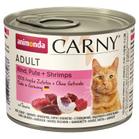 Animonda Carny Adult Rind, Pute + Shrimps Animonda Carny Adult Rind, Pute + Shrimps
