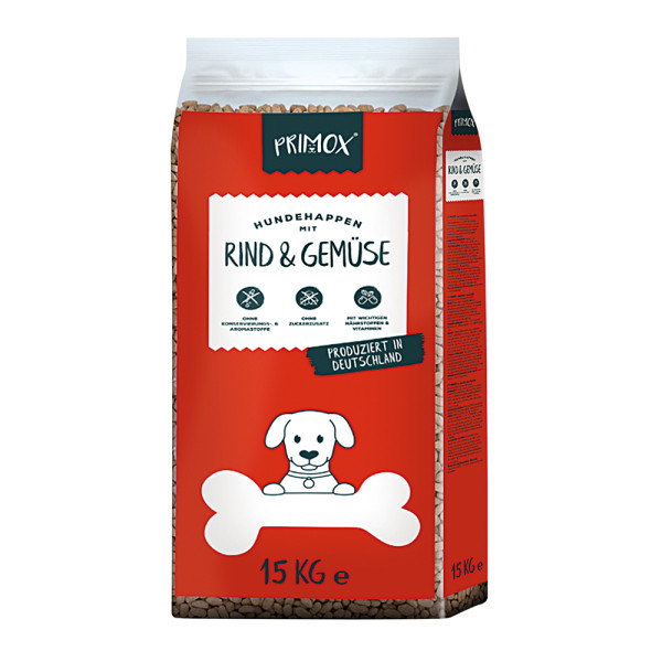 Primox Hunde Trockenfutter Rind & Gemüse 15kg