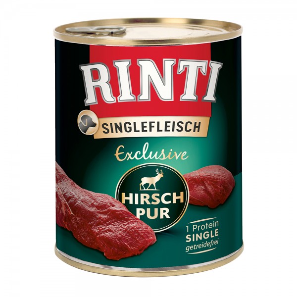 Rinti Singlefleisch Exclusive Hirsch pur
