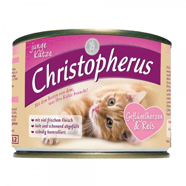 Allco Christopherus junge Katze Geflügelherz