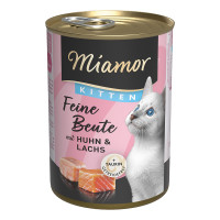 Miamor Miamor Feine Beute Kitten Huhn & Lachs Miamor Miamor Feine Beute Kitten Huhn & Lachs