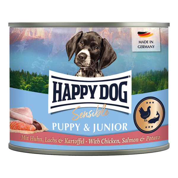 Happy Dog Sensible Puppy & Junior Lachs