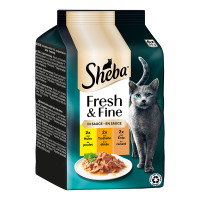 Sheba Fresh & Fine Huhn, Truthahn und Ente Sheba Fresh & Fine Huhn, Truthahn und Ente