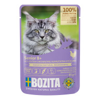Bozita Senior 8+ Häppchen in Sauce mit viel Huhn Bozita Senior 8+ Häppchen in Sauce mit viel Huhn