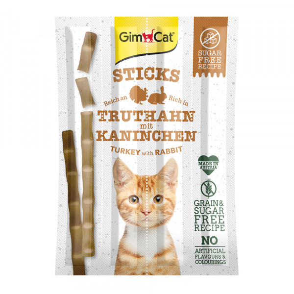 GimCat Sticks Truthahn + Kaninchen