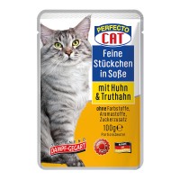 Perfecto Cat Stückchen Huhn & Truthahn Perfecto Cat Stückchen Huhn & Truthahn