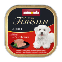 Animonda Vom Feinsten Adult mit Rind + Putenherzen Animonda Vom Feinsten Adult mit Rind + Putenherzen