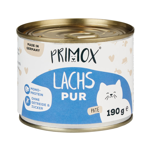 Primox Katzenfutter Lachs Pur 6x190g