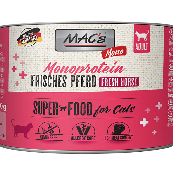 MAC´s CAT Monoprotein Frisches Pferd