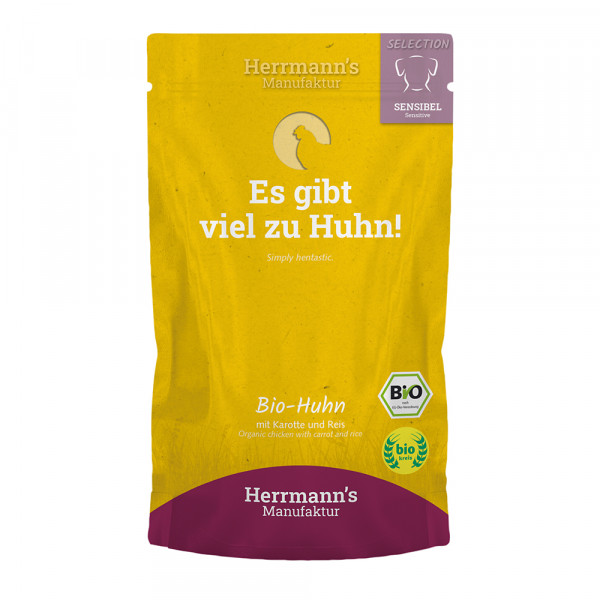 Herrmanns Sensible Bio-Huhn mit Karotte und Reis