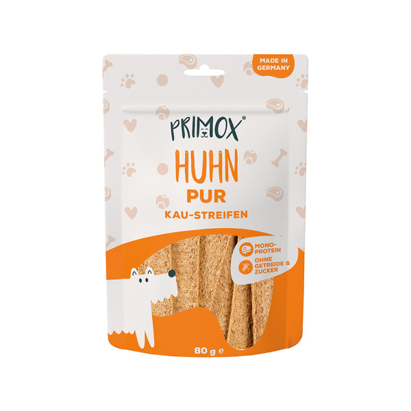 Primox Kaustreifen Huhn pur 80g