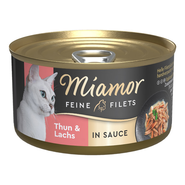 Miamor Feine Filets Thunfisch & Lachs in Sauce