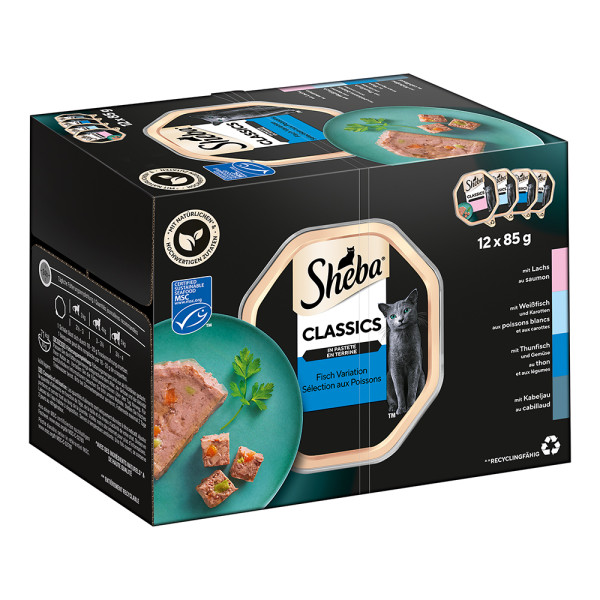 Sheba Multipack Classics in Pastete Fisch Variation MSC