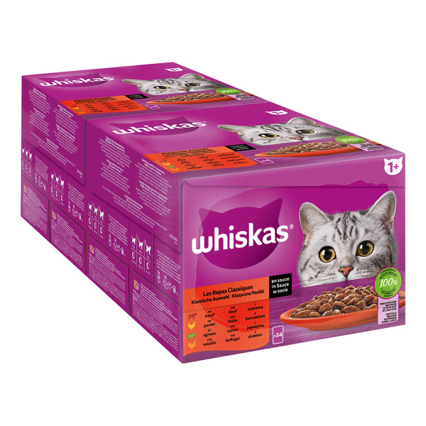 Whiskas Core 1+ Klassische Auswahl in Sauce
