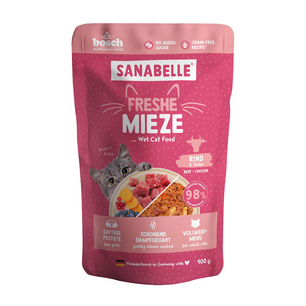 Bosch Sanabelle Freshe Mieze - Rind & Huhn