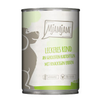 MjAMjAM leckeres Rind an gekochten Kartoffeln mit knackigen Erbsen MjAMjAM leckeres Rind an gekochten Kartoffeln mit knackigen Erbsen