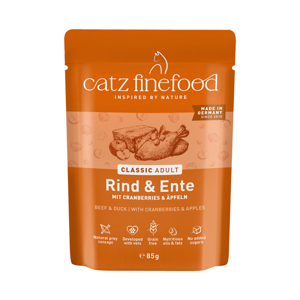 Catz Finefood CLASSIC Rind & Ente