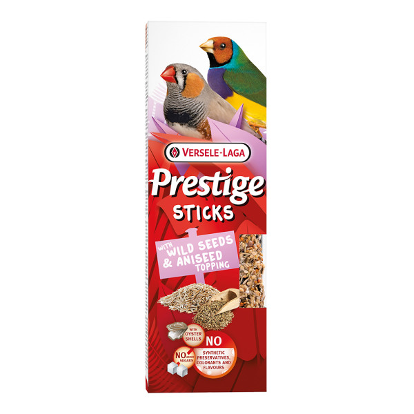 Versele-Laga Prestige Sticks kleine Sperlingsvögel mit Wildsamen & Anistopping