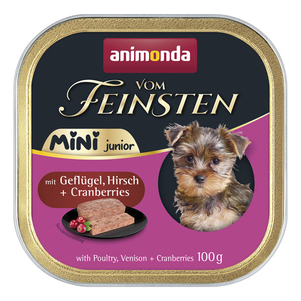 Animonda Vom Feinsten Mini Junior Geflügel, Hirsch & Cranberry