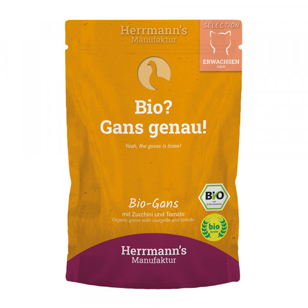 Herrmanns Bio-Gans mit Zucchini & Tomate