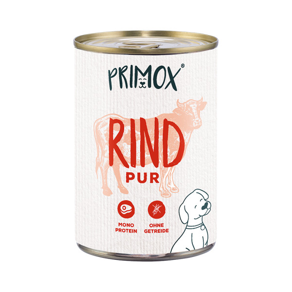 Primox Hunde Nassfutter Rind PUR