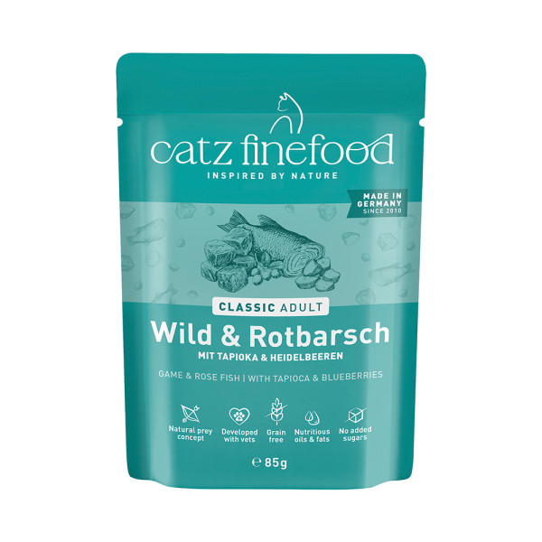 Catz Finefood CLASSIC Wild & Rotbarsch