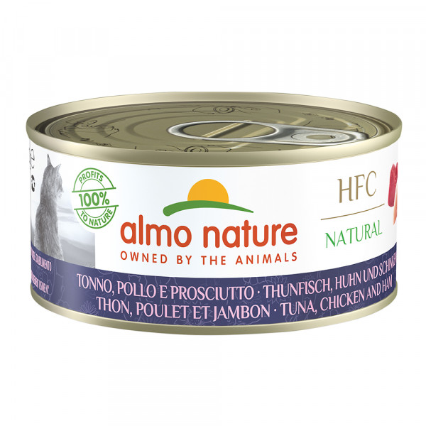 Almo Nature HFC Natural - Thunfisch, Huhn und Schinken