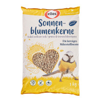elles Sonnenblumenkerne geschält 1kg Display ¼ Euro elles Sonnenblumenkerne geschält 1kg Display ¼ Euro