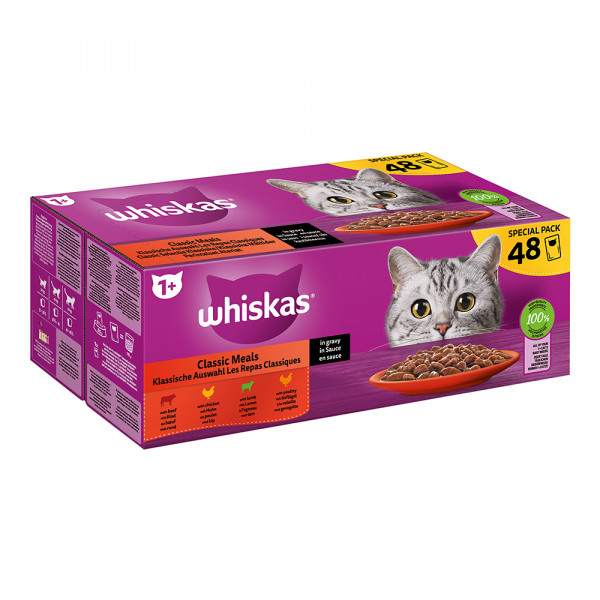 Whiskas Whiskas Multipack Special 1+ Klassische Auswahl in Sauce