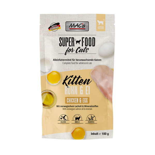 MAC´s CAT Pouchpack Kitten Huhn & Ei
