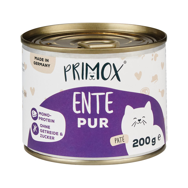 Primox Katzenfutter Ente Pur 6x200g
