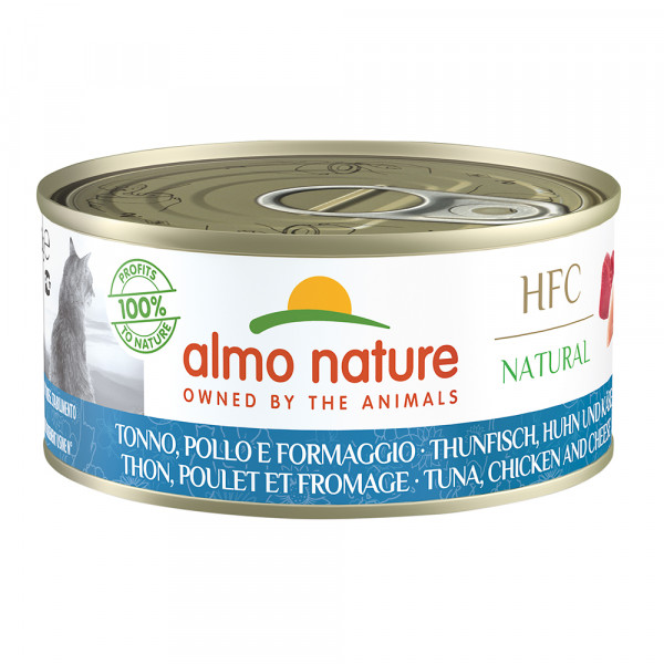 Almo Nature HFC Natural - Thunfisch, Huhn und Käse
