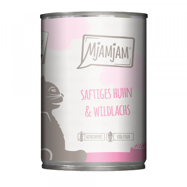 MjAMjAM saftiges Huhn und Wildlachs