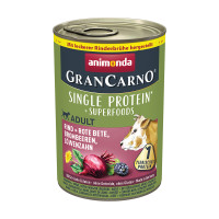 Animonda Gran Carno Superfoods mit Rind, Rote Beete, Brombeeren & Löwenzahn Animonda Gran Carno Superfoods mit Rind, Rote Beete, Brombeeren & Löwenzahn