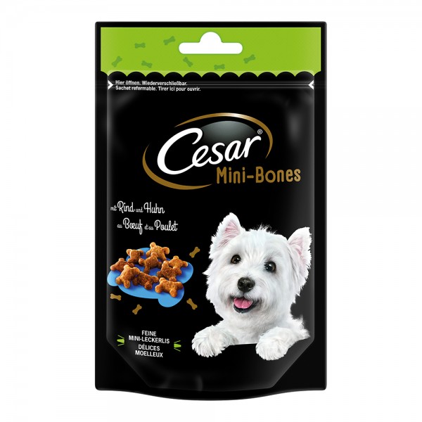 Cesar Mini Bones Rind und Huhn