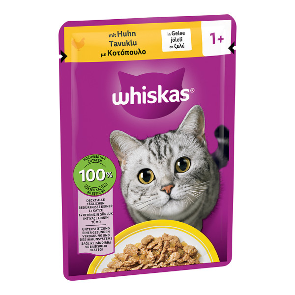 Whiskas 1+ Huhn in Gelee