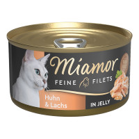 Miamor Miamor Feine Filets Huhn & Lachs in Jelly Miamor Miamor Feine Filets Huhn & Lachs in Jelly