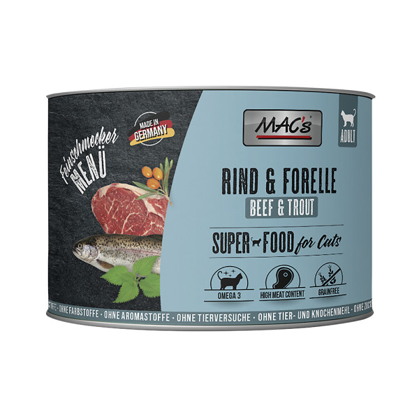 MAC´s CAT Feinschmecker Rind & Forelle