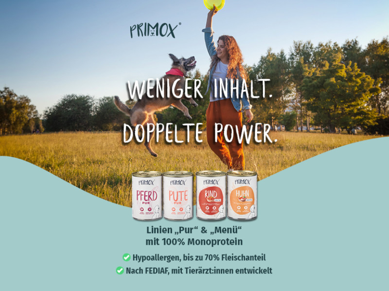 Primox Monoprotein Nassfutter für Hunde