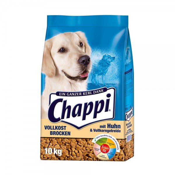 Chappi Vollkost Brocken mit Huhn und Vollkorngetreide