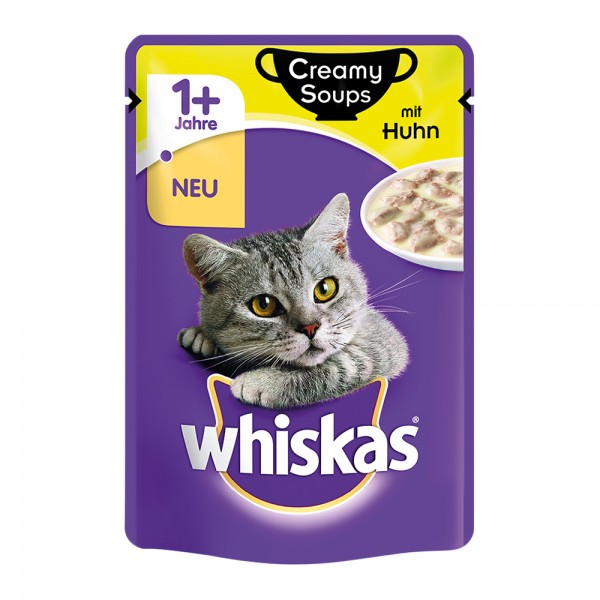 Whiskas 1+ Creamy Soups mit Huhn