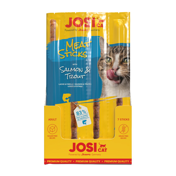 JosiCat Meat Sticks Lachs & Forelle